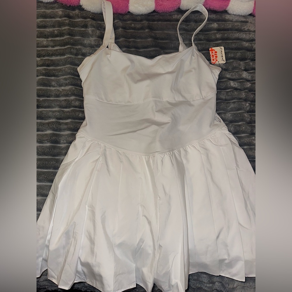 Free People Swing of Things Skortsie Dress Womens Sleeveless - NEW WITH TAGS 🩶XL - Picture 4 of 6